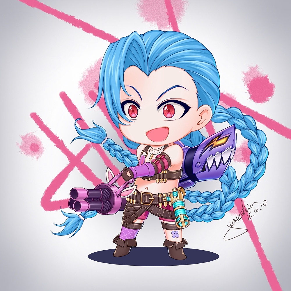 【金克丝】我给你数到三的时间!,三!