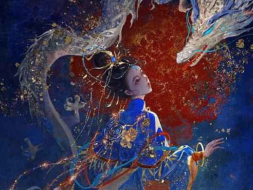 非遗系列之打铁花拟人