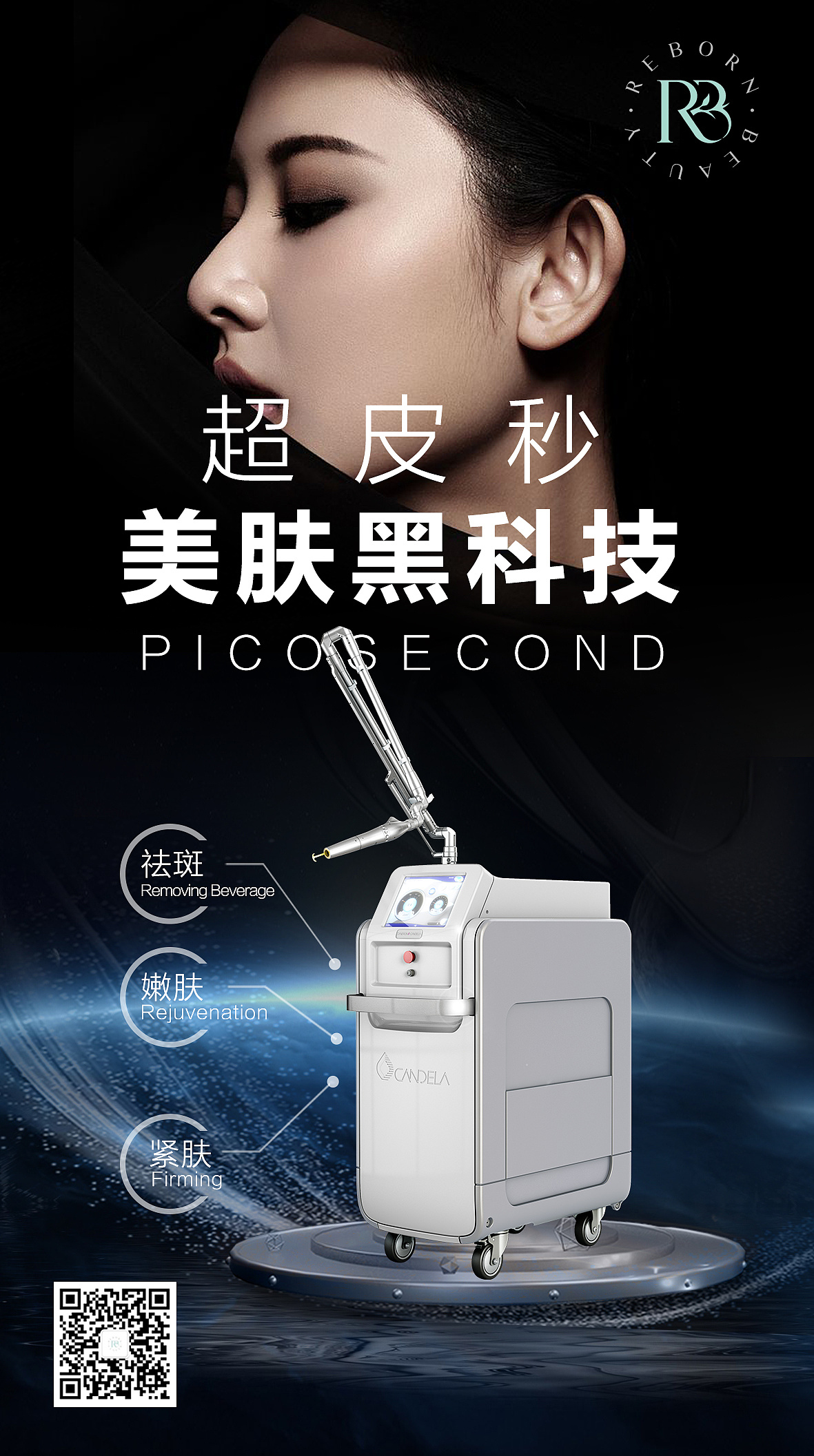 医美蜂巢皮秒海报|平面|海报|惠美素材_原创作品-站酷(zcool)