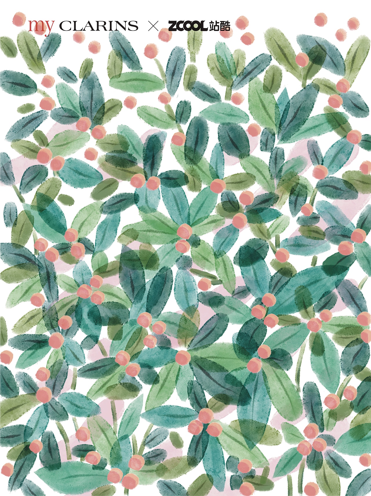 #my CLARINS 寻找天然肌# 含苞盛放（图ZMjk0MDIzMzIw） - 商业插画 - 站酷设计师Flankie原创素材 - 站酷ZCOOL