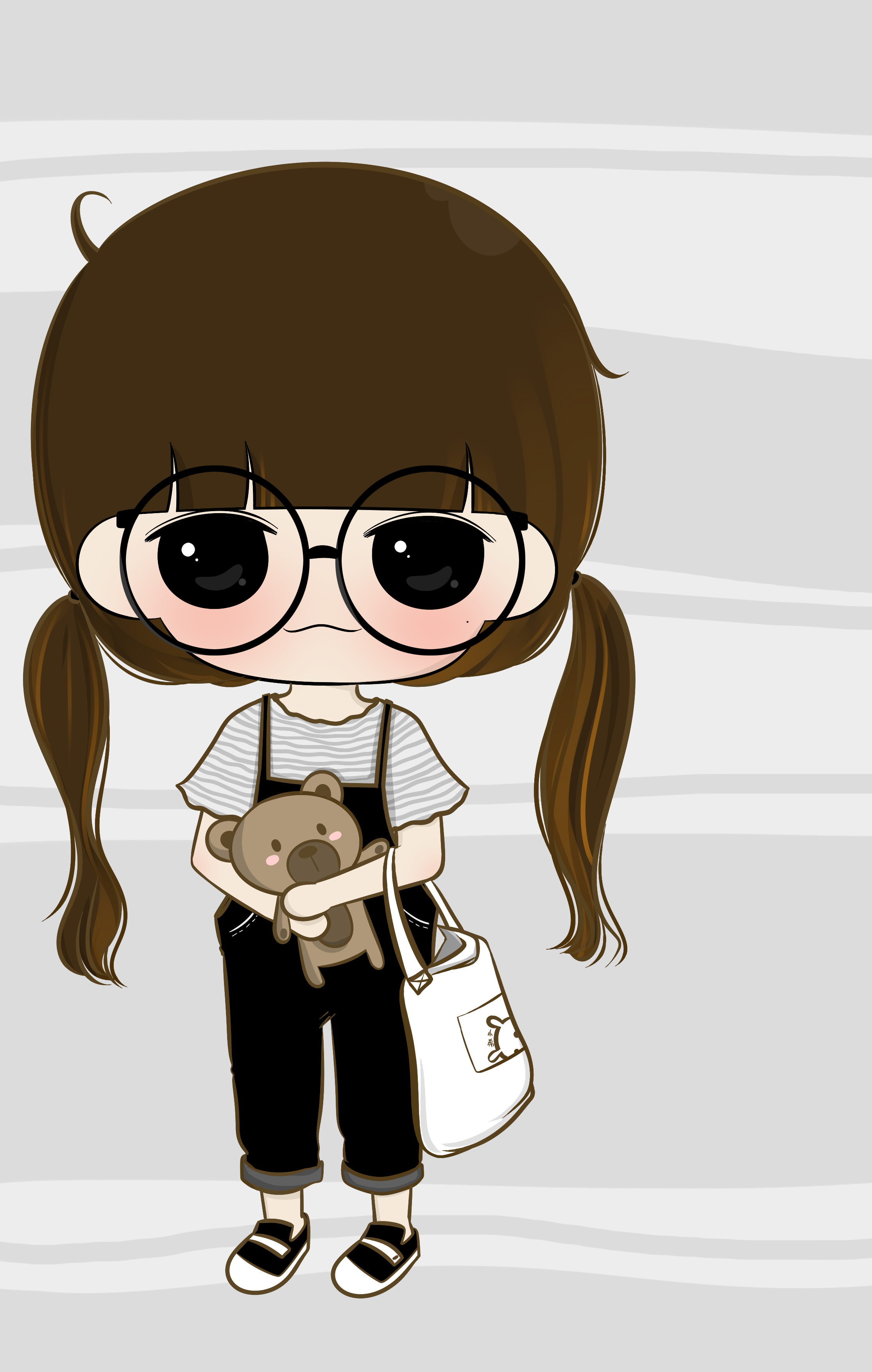 负责可爱|插画|新锐潮流插画|小希与阿树 - 原创作品 - 站酷 (zcool)