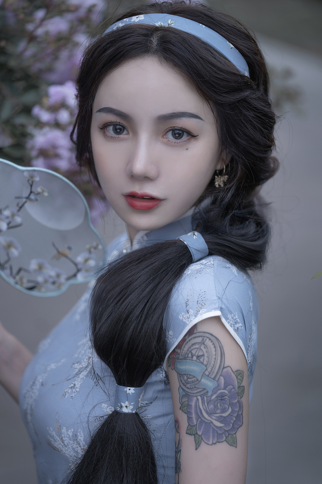 穿旗袍的茉莉公主