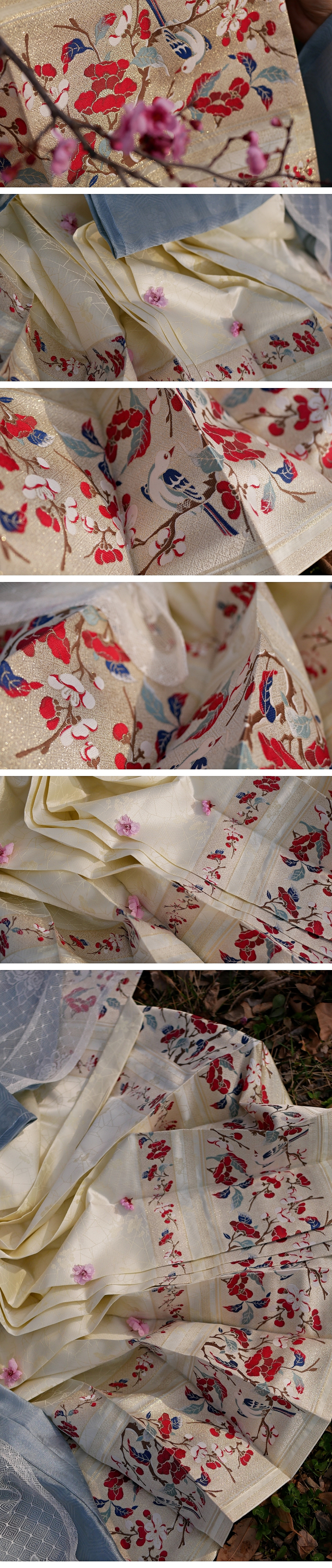 【设计成品返图】山茶梅雀马面