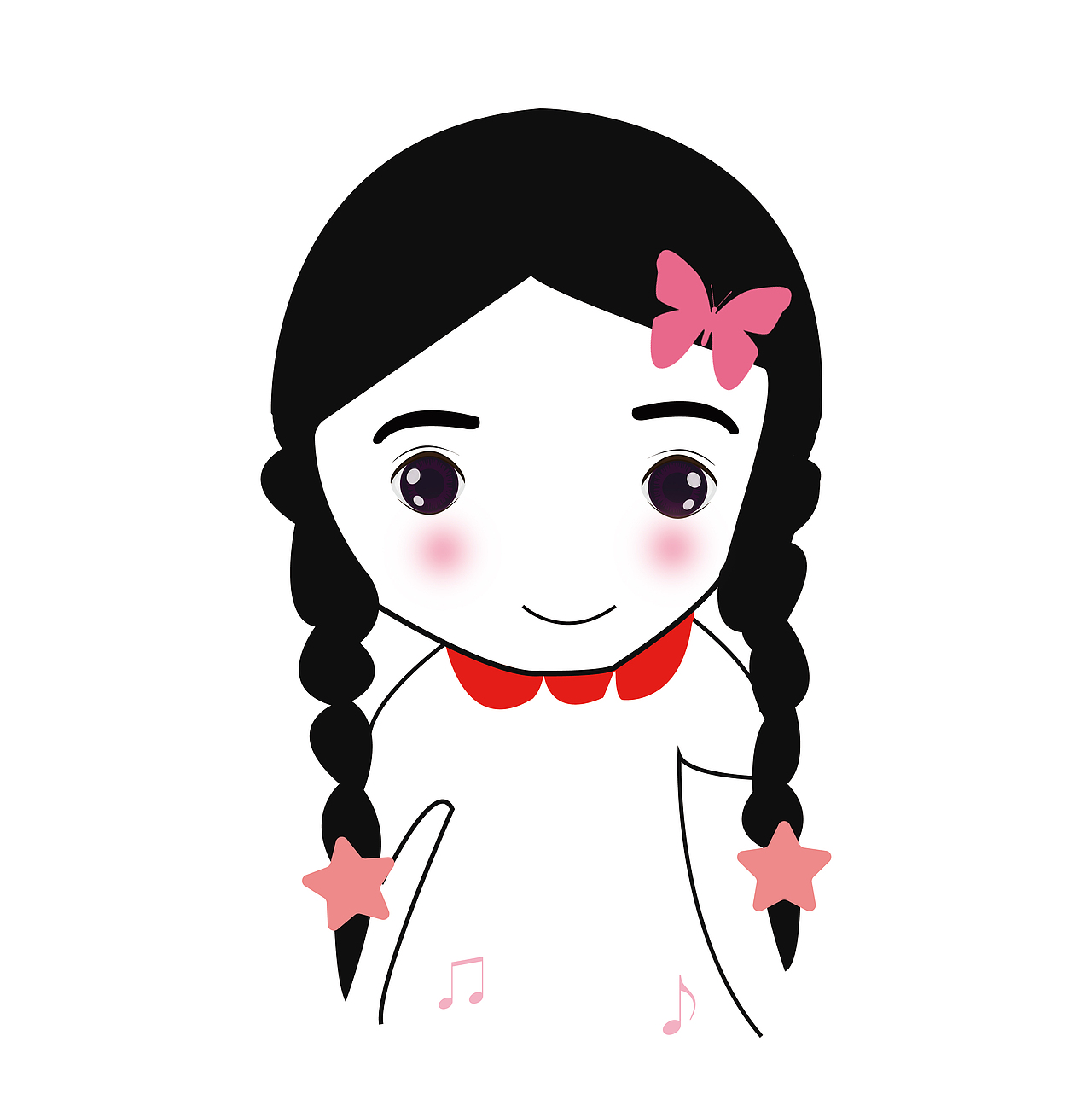 女孩（图ZMTA4MDgxNzYw） - 儿童插画 - 站酷设计师少大可原创素材 - 站酷ZCOOL