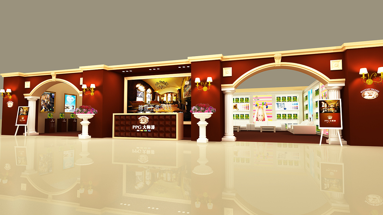 2013PPG大师漆展会设计（图ZMTE5NTkzOTY=） - 其他三维 - 站酷设计师micol19820715原创素材 - 站酷ZCOOL