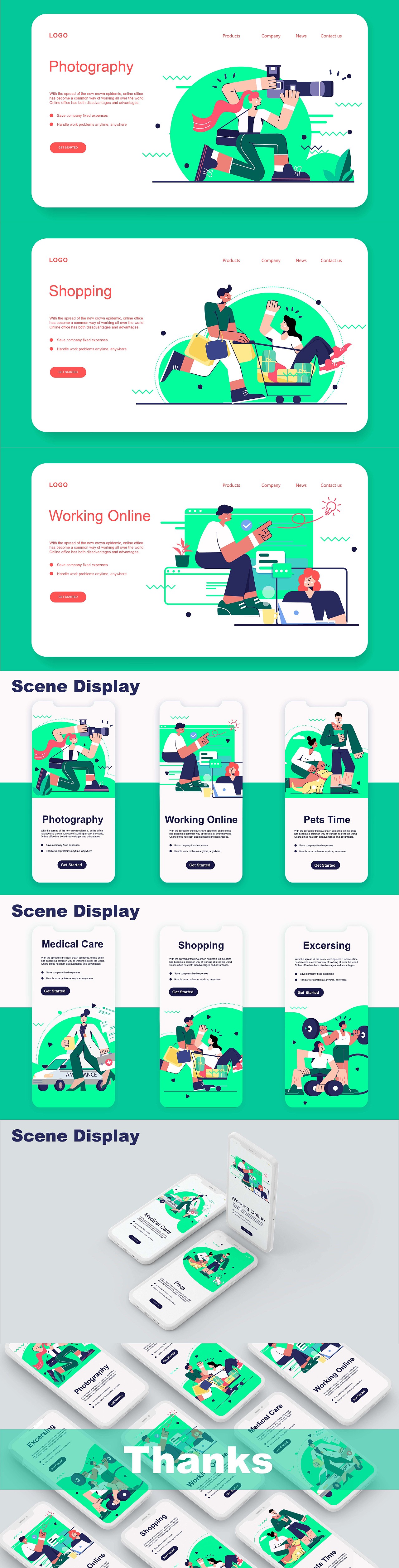 人物情绪版设计（图ZMjk0MzUyMDQ0） - 商业插画 - 站酷设计师MrMoon5原创素材 - 站酷ZCOOL