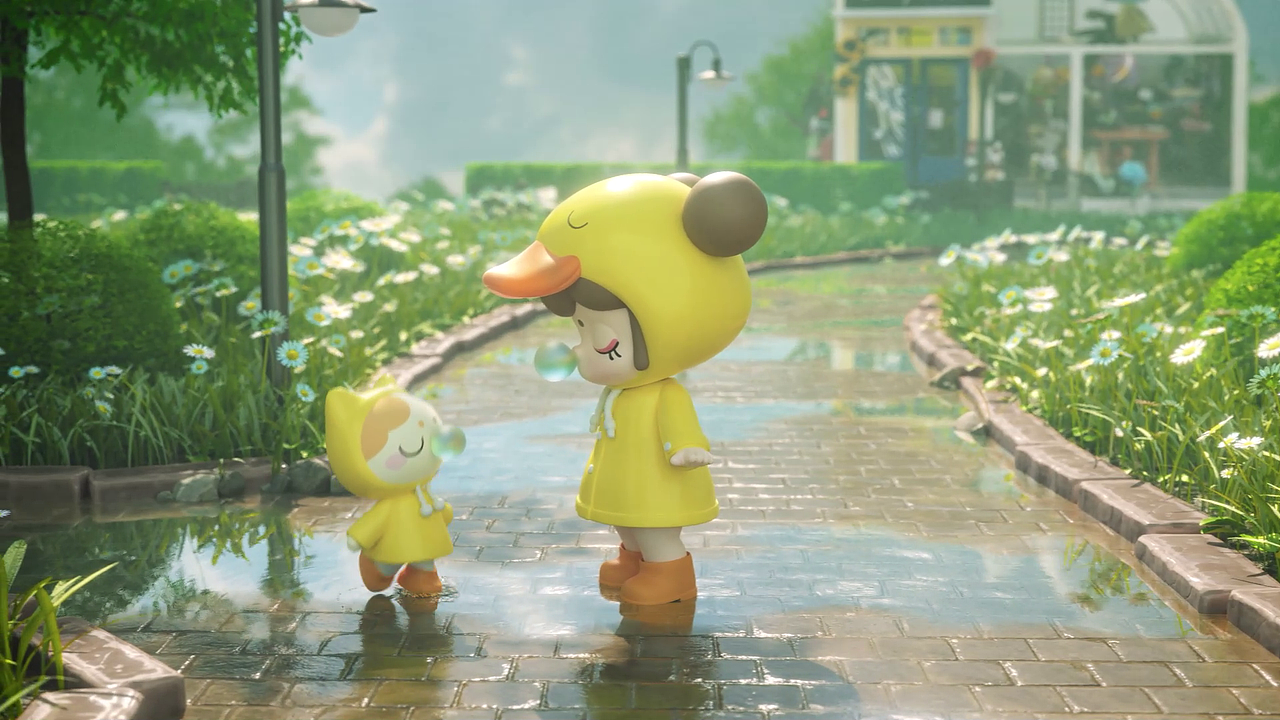 若来nanci囡茜限定手办宣传动画一起踩水鸭