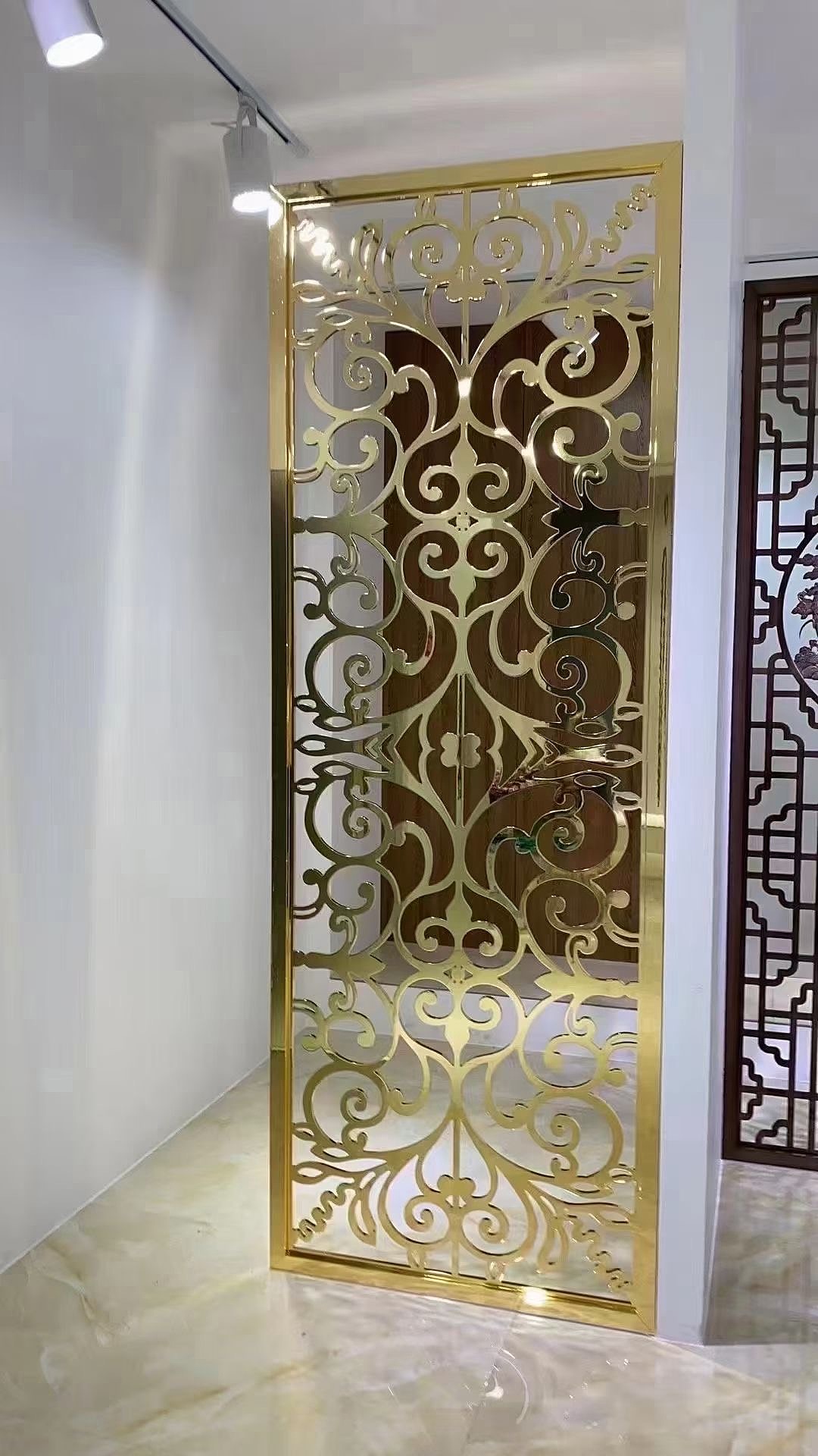网红小户型墙面装饰玄关柜屏风隔断