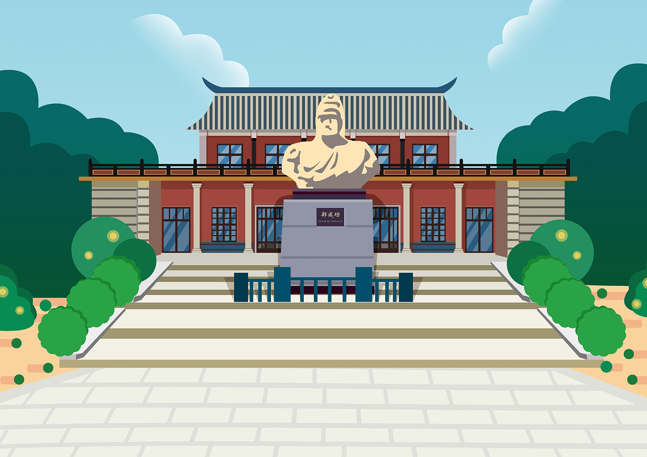 福建泉州南安景点随记插画