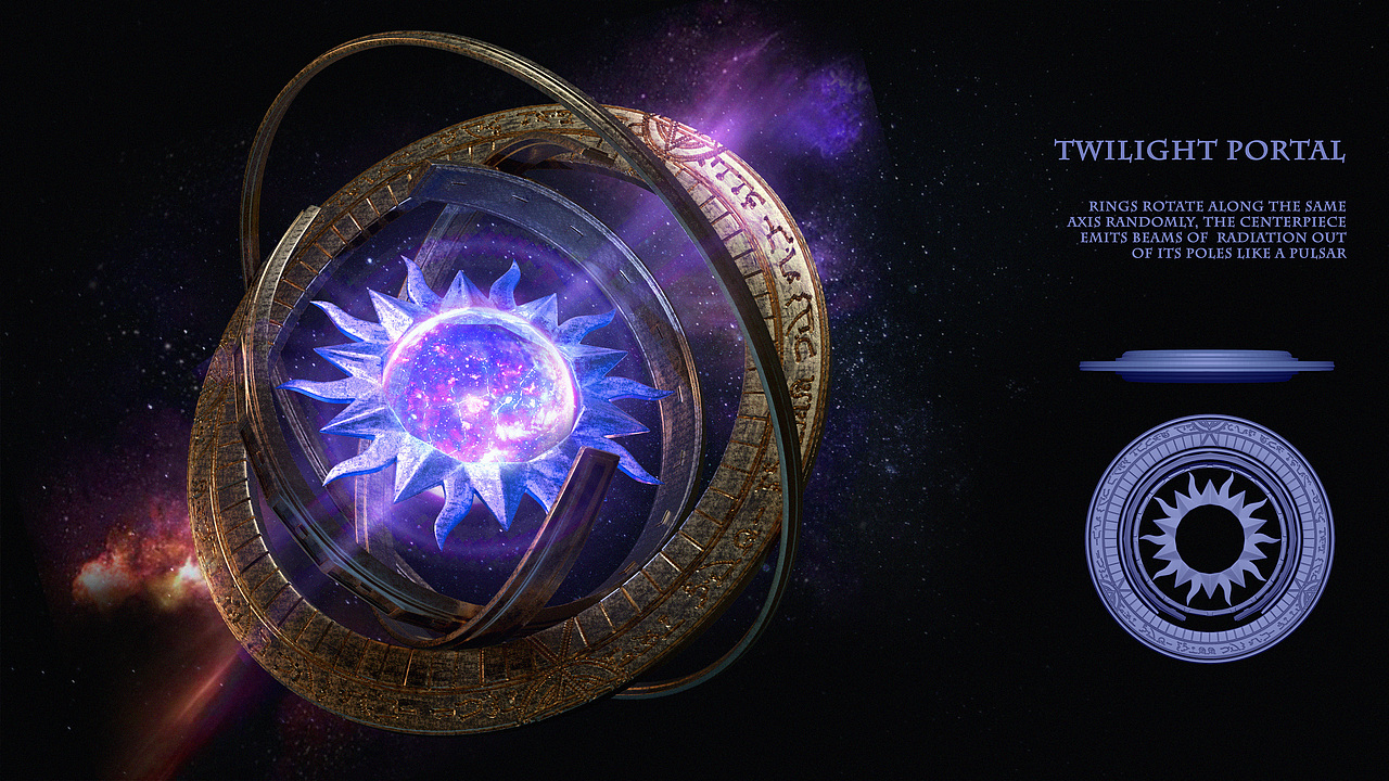 流放之路传送门原画