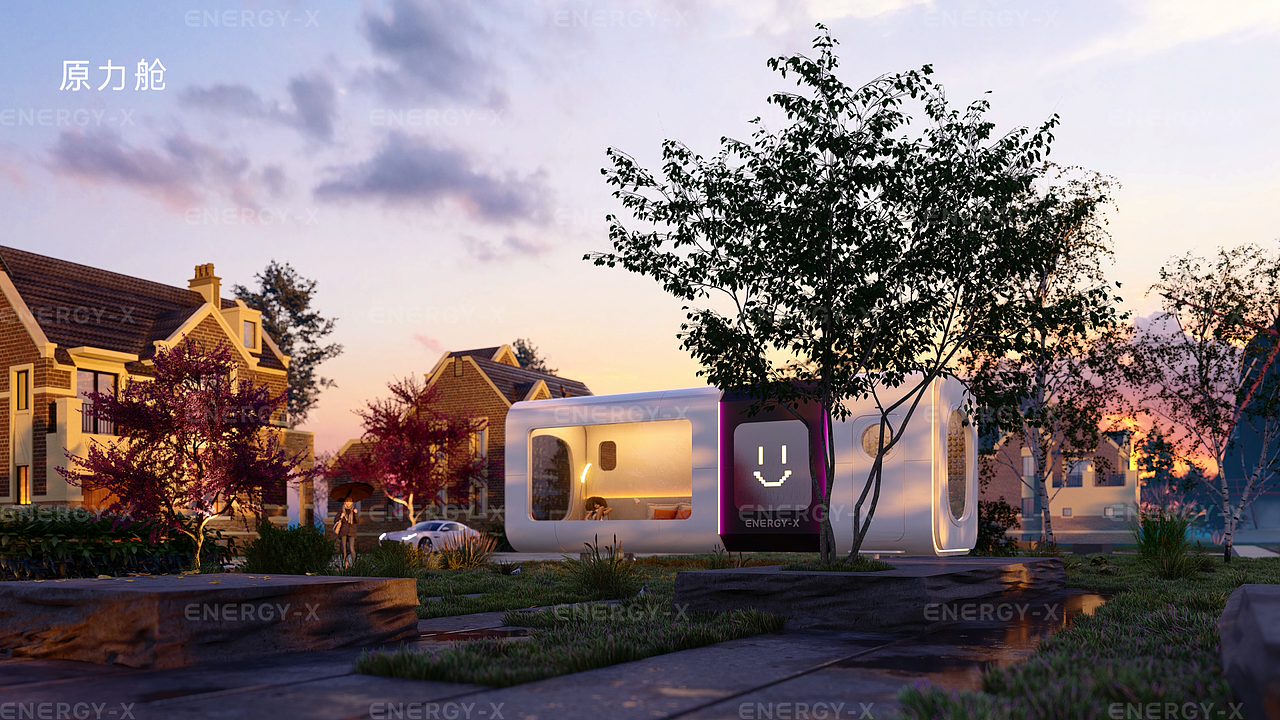 高颜值全地形的太空舱民舱——原力舱助力乡村振兴！（图ZMjk0NTMyMzEy） - 场景 - 站酷设计师原力舱原创素材 - 站酷ZCOOL