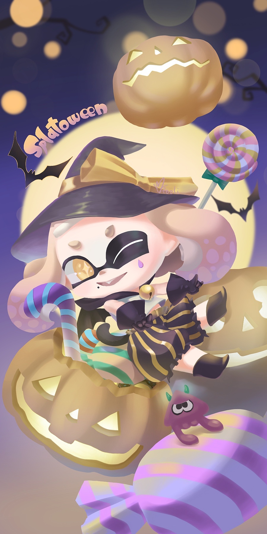 万圣节q版同人手机壁纸