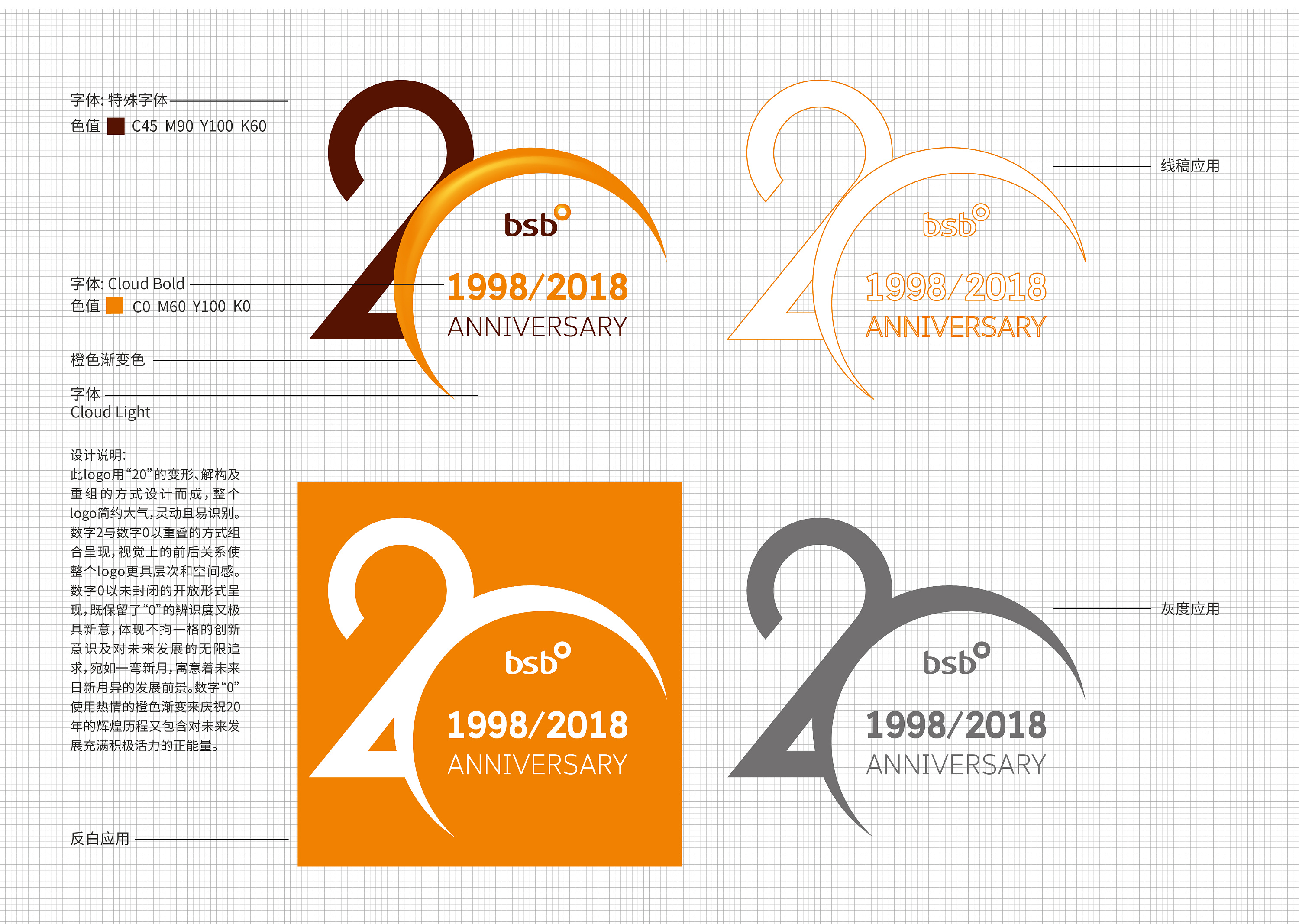 包商银行20周年logo