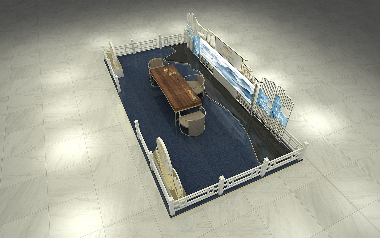 新中式展位（图ZMjA3NjE4MDI4） - 其他三维 - 站酷设计师威鹏设计原创素材 - 站酷ZCOOL