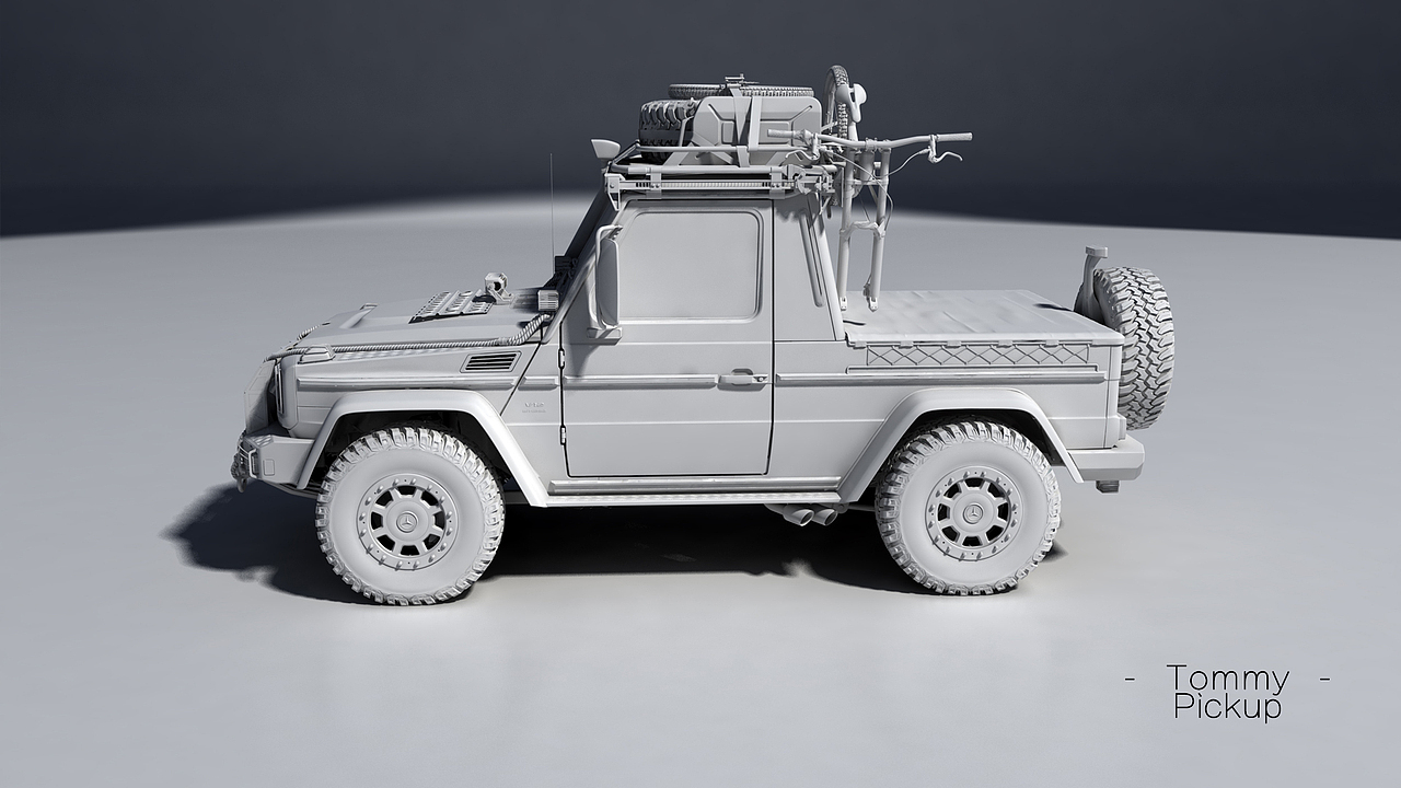 CGI Benz-G 65 Tommy Pickup（图ZOTE4OTYzMzY=） - 机械/交通 - 站酷设计师Tommy_林冲原创素材 - 站酷ZCOOL