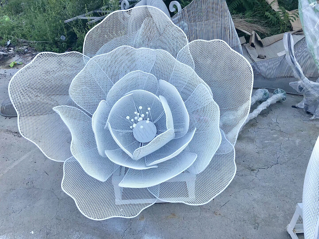 不锈钢花朵雕塑（图ZMTgyNTg1Njcy） - 其他手工艺 - 站酷设计师凯亮不锈钢雕塑原创素材 - 站酷ZCOOL