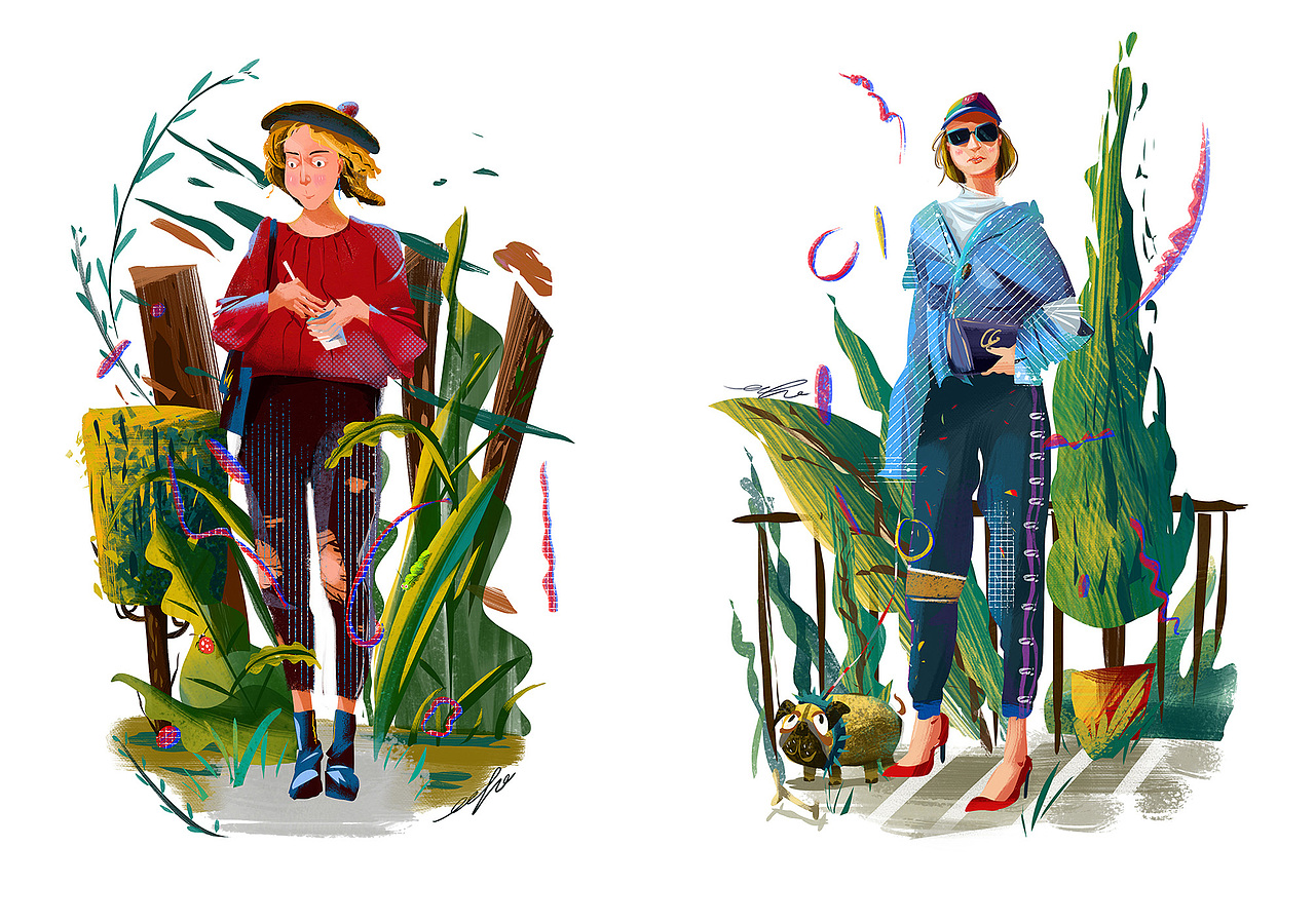 商业插画作品小集(图ZMTExODIxOTg0) - 商业插画 - 站酷设计师粥酸笼原创素材 - 站酷ZCOOL