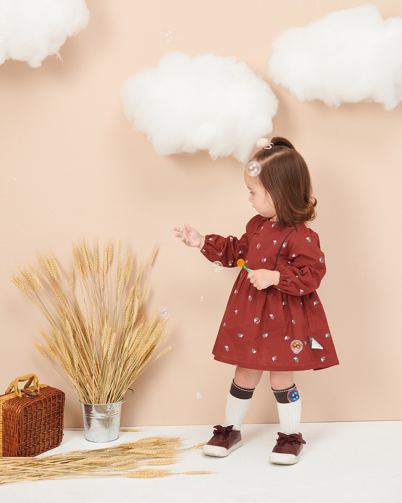 童装模特图拍摄背景创意