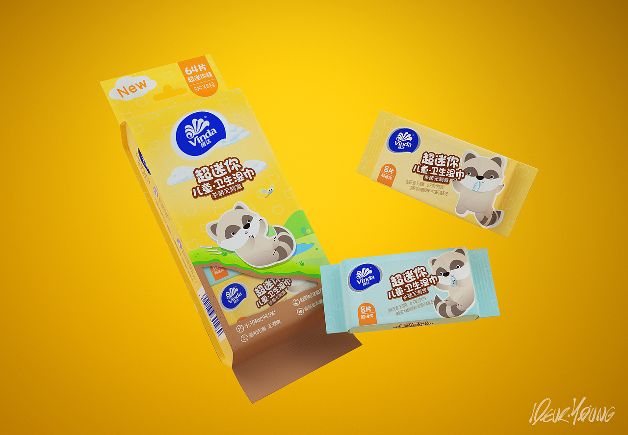 2017&2019 维达纸面巾、湿巾IP结合包装