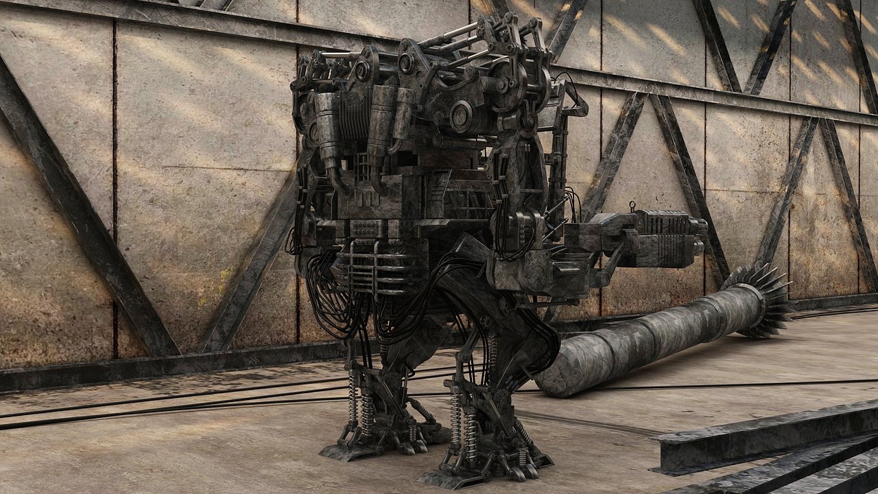 黑客帝国中的apu矩阵机器人