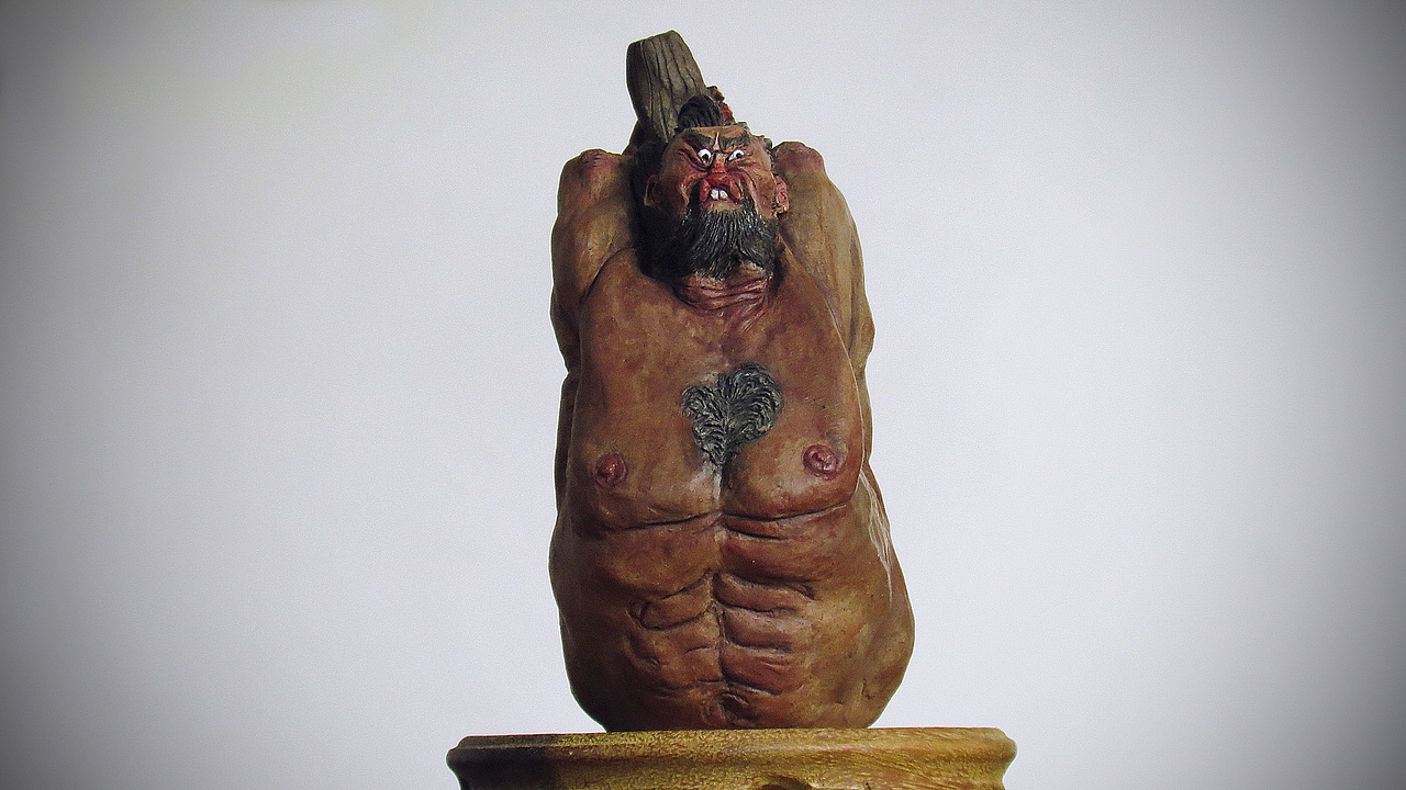 《盘古》（图ZOTMxNTE2OTY=） - 手办/模玩 - 站酷设计师有个榴莲工作室原创素材 - 站酷ZCOOL