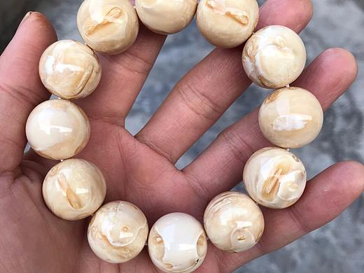 猛犸牙牙髓手串20mm牙髓牙心手串