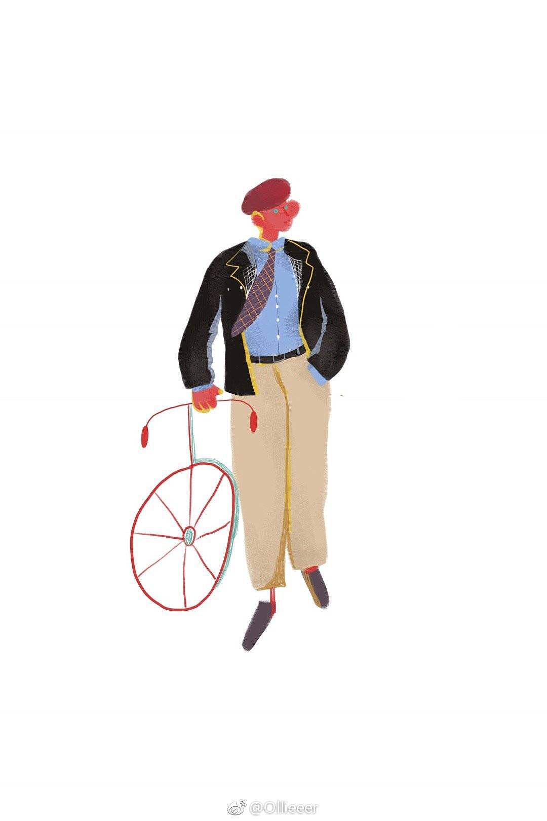 men&#39;s FUDGE |伦敦特辑 穿搭插画