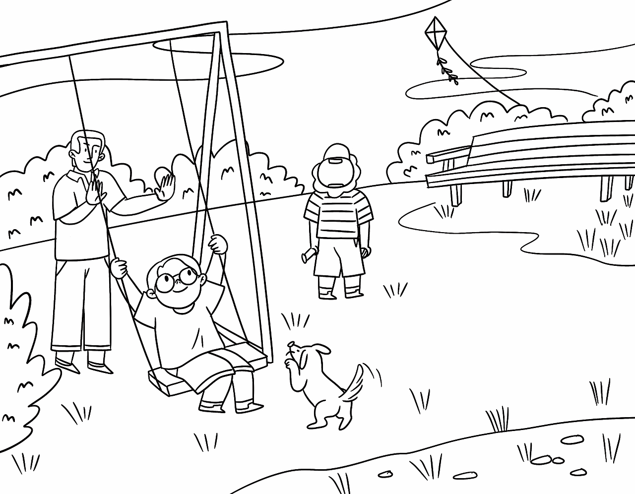 黑白儿童绘本故事集