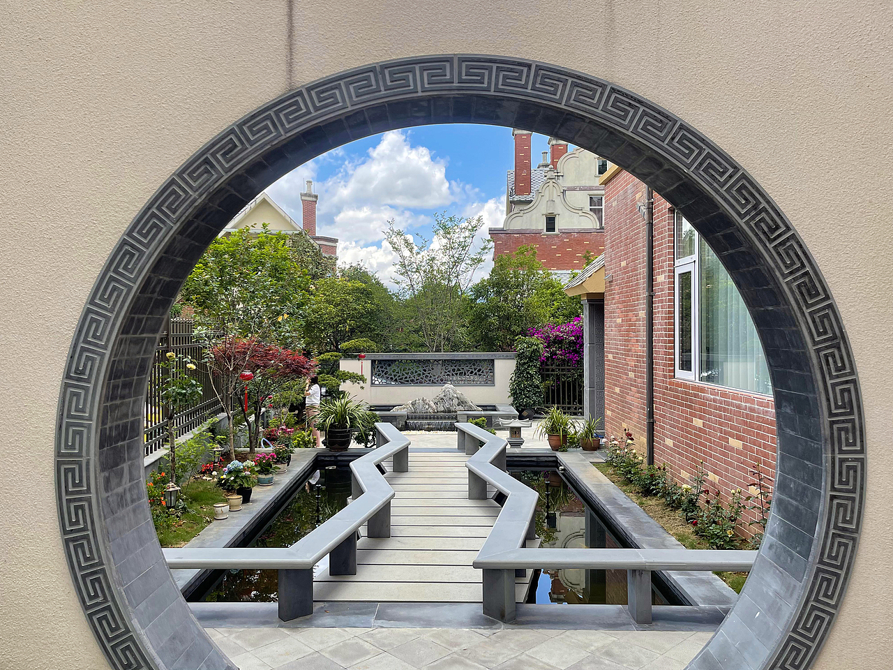 高黎贡中式庭院景观