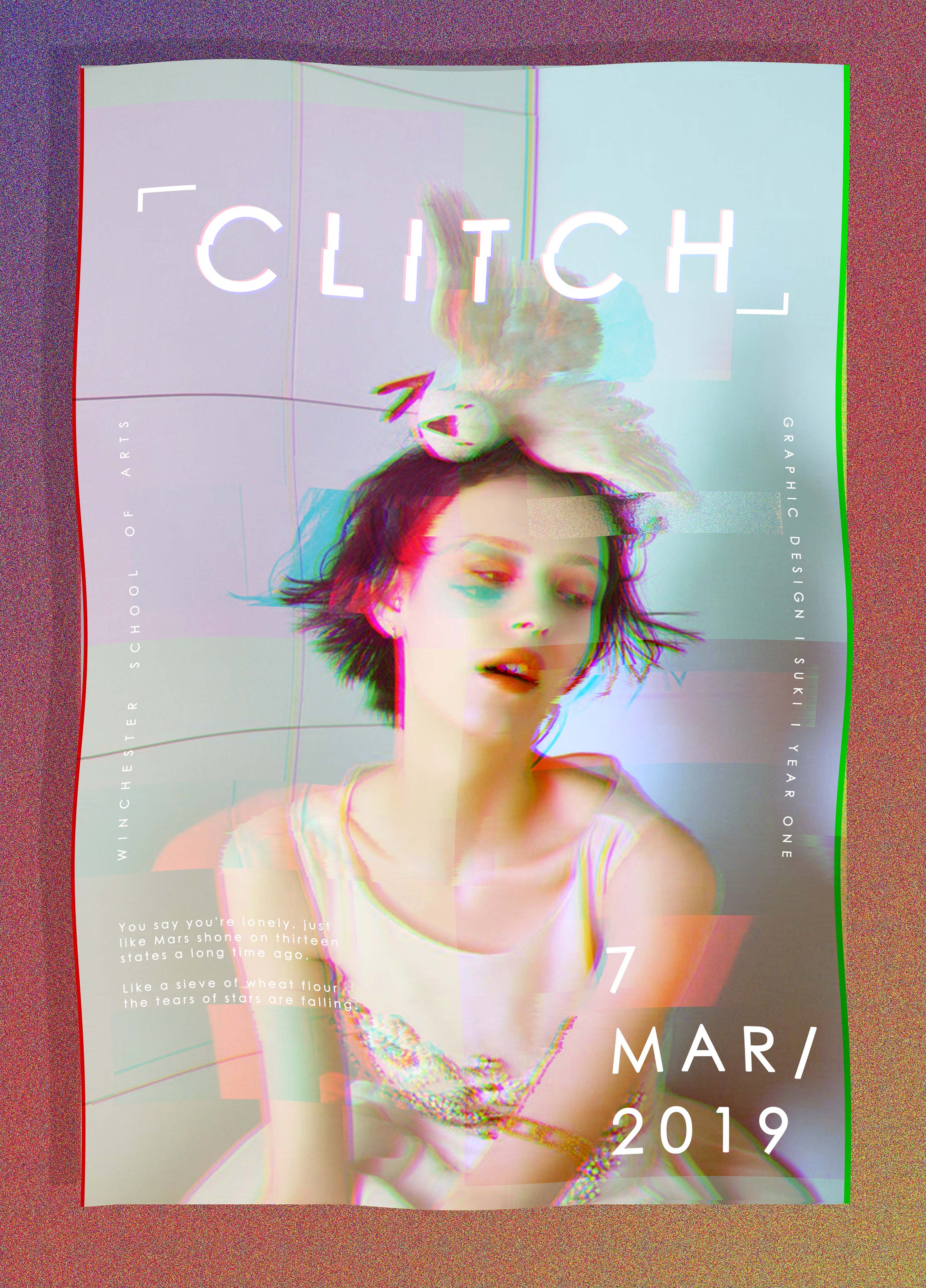 故障风海报 第四天