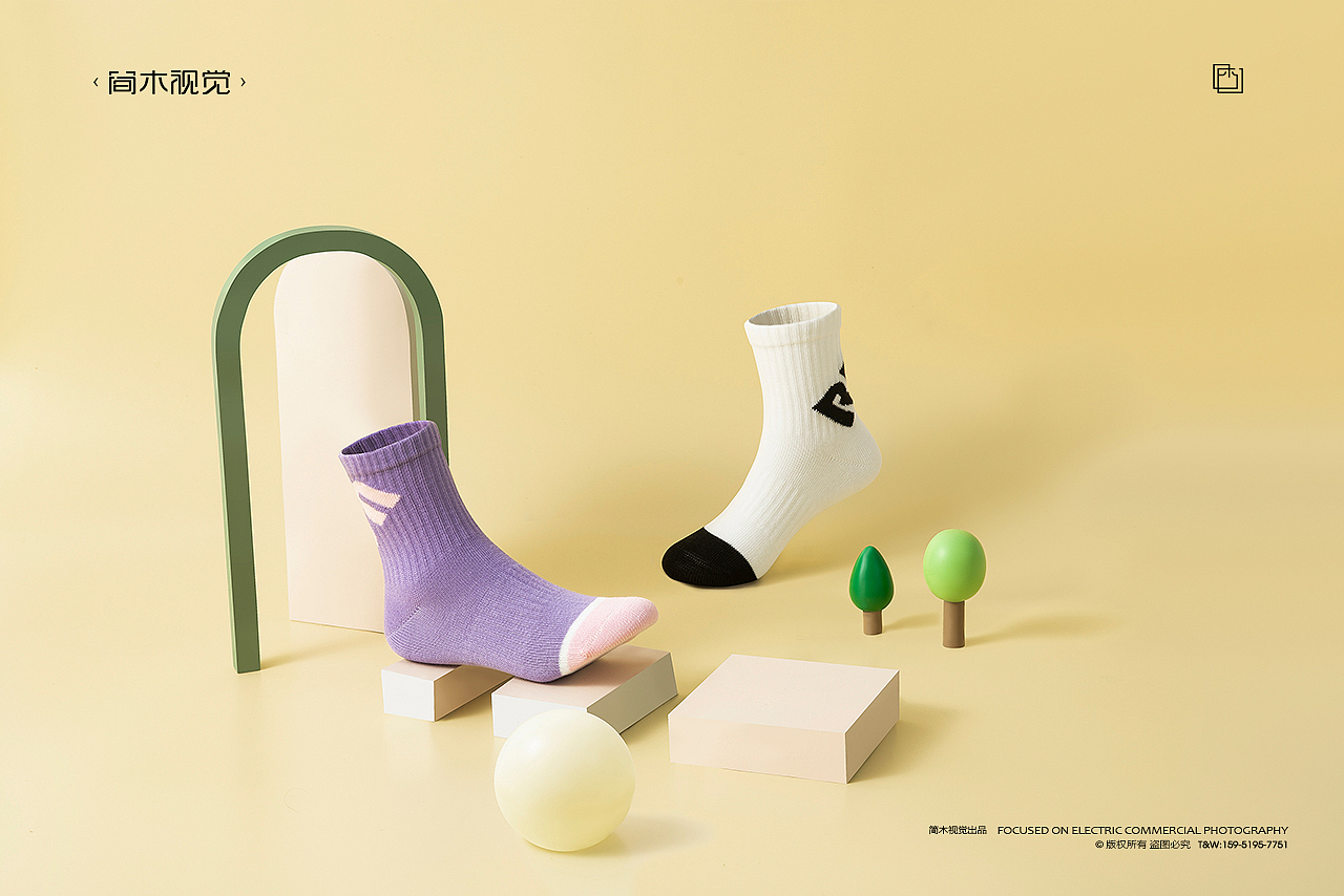 儿童袜子创意摄影丨巴拉巴拉 × 简木视觉童袜打底 拍摄（图ZMjg1MjY5NTM2） - 产品摄影 - 站酷设计师简木视觉原创素材 - 站酷ZCOOL