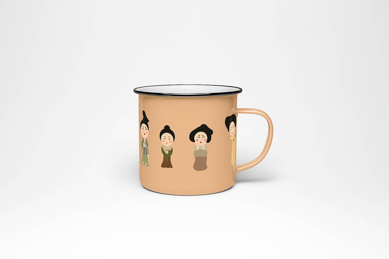 唐朝仕女陶俑形象设计及文创衍生品设计