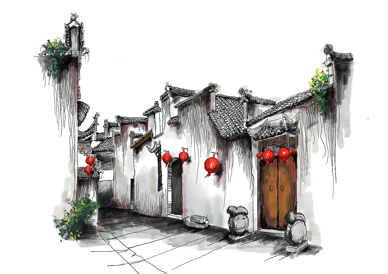 马头墙之徽州印象