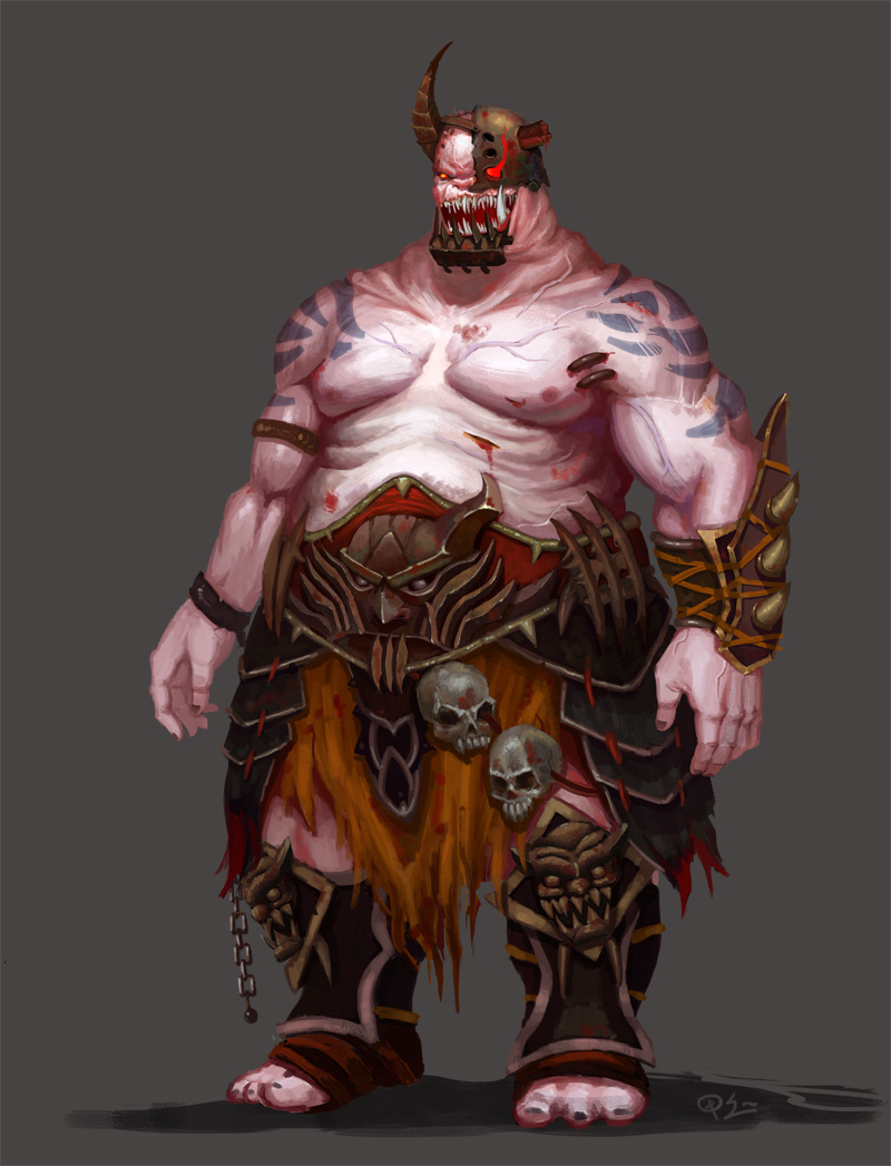 一个怪物|插画|游戏原画|甲鱼baku - 原创作品 - 站酷 (zcool)