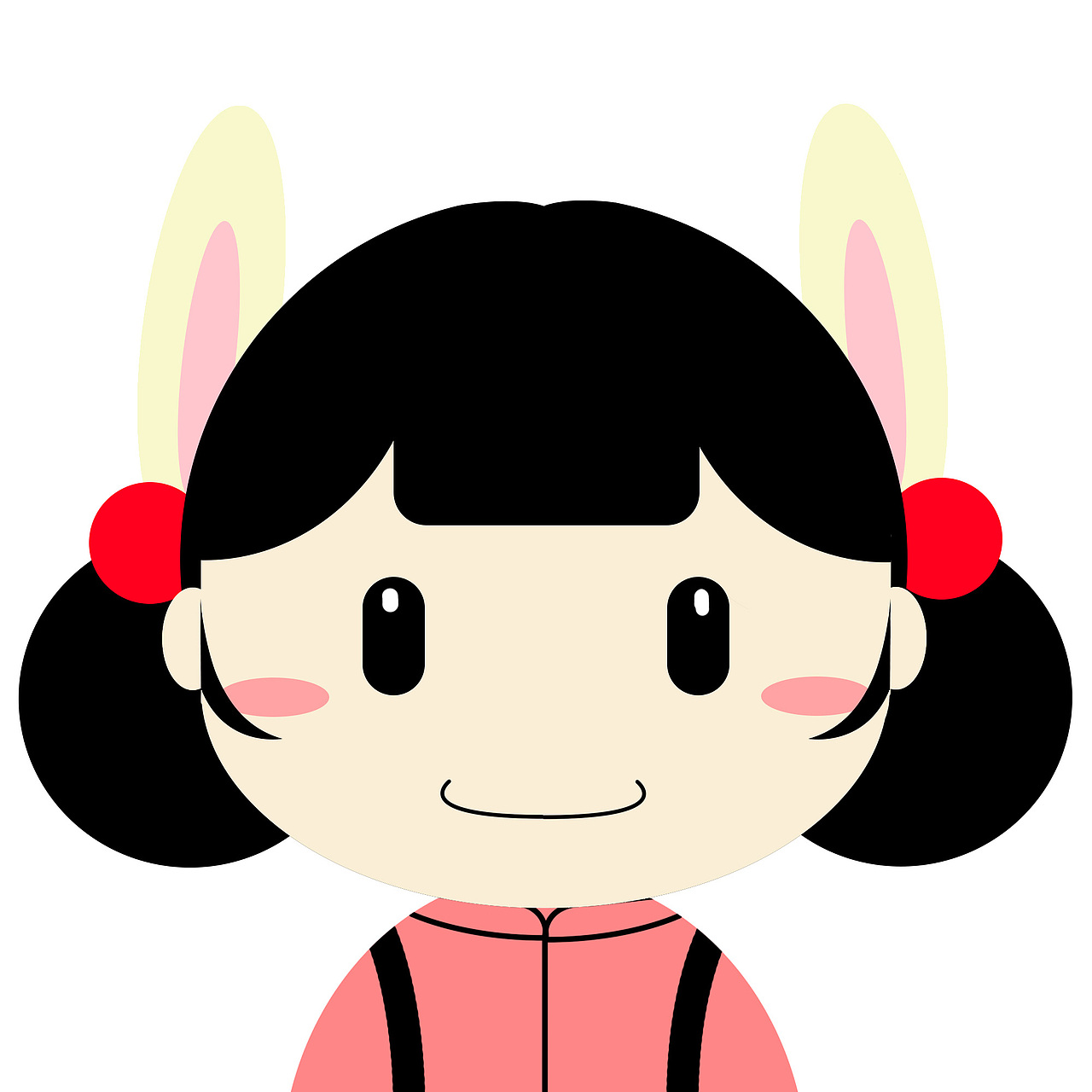 炒饭原创!给自己的人物形象设计!扁平图像!