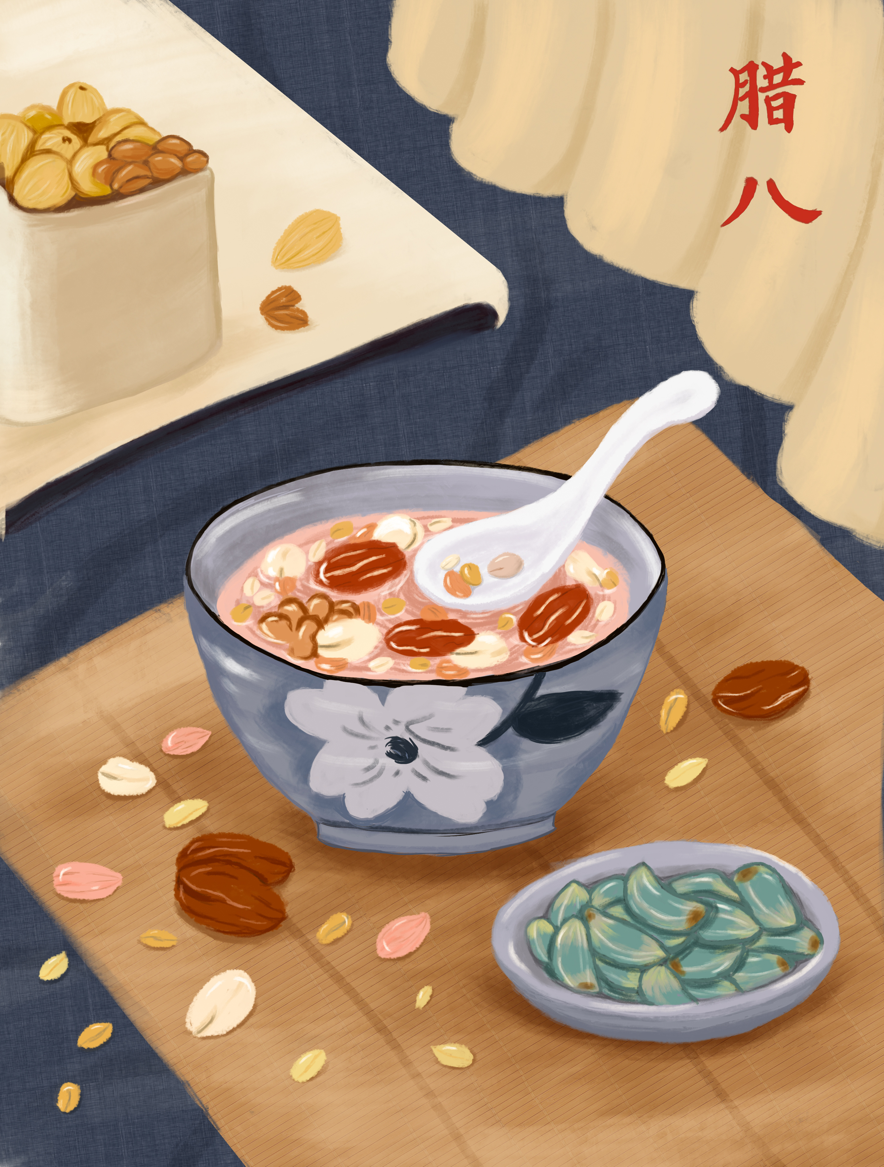 24节气-腊八|插画|创作习作|smaball - 原创作品 - 站酷 (zcool)