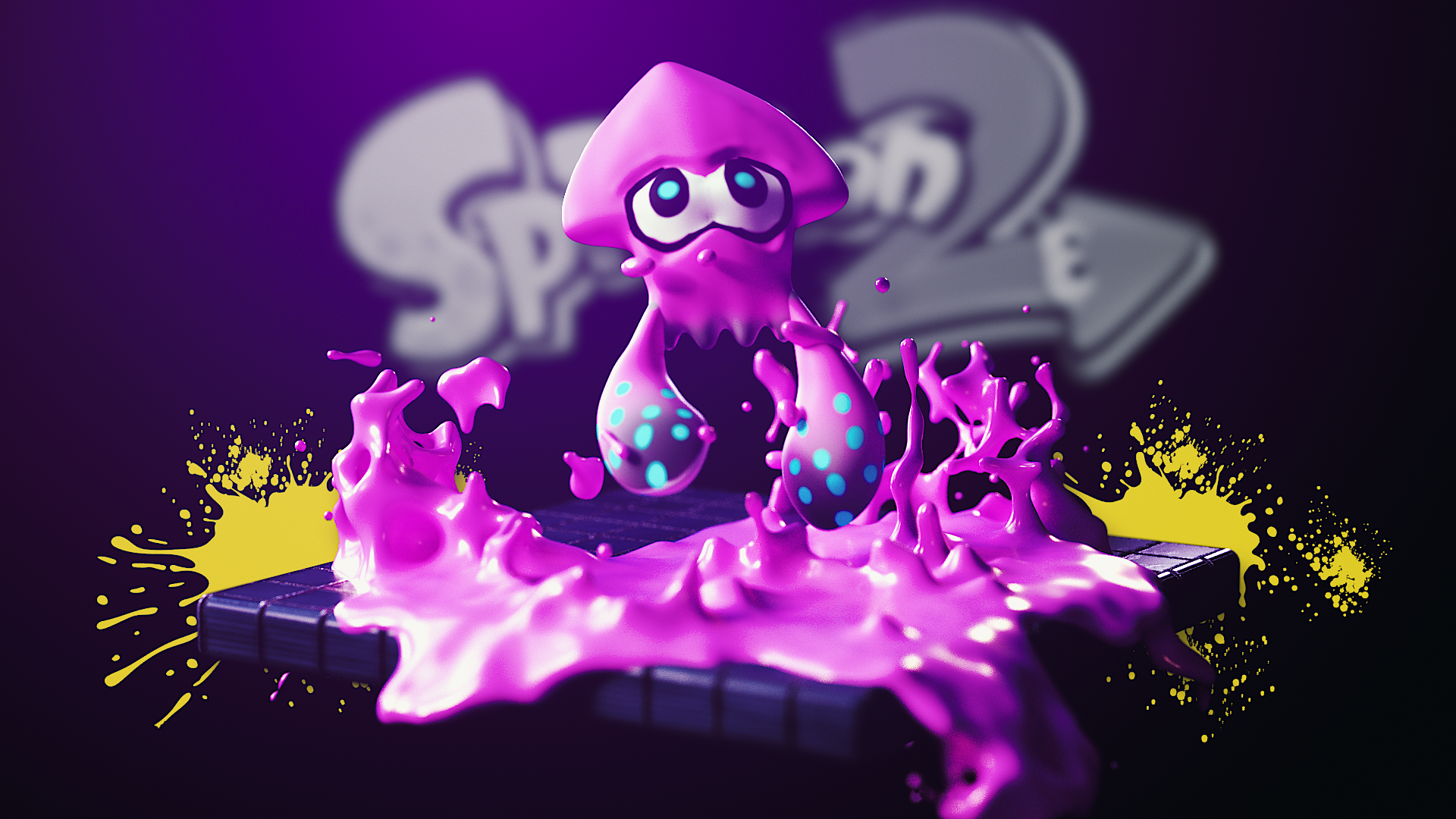 《splatoon2》乌贼一只