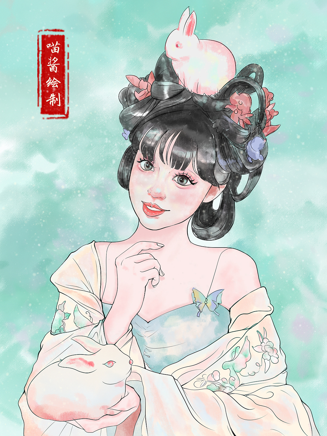 古风插画（图ZMzA0NTAyOTcy） - 艺术插画 - 站酷设计师幼南原创素材 - 站酷ZCOOL