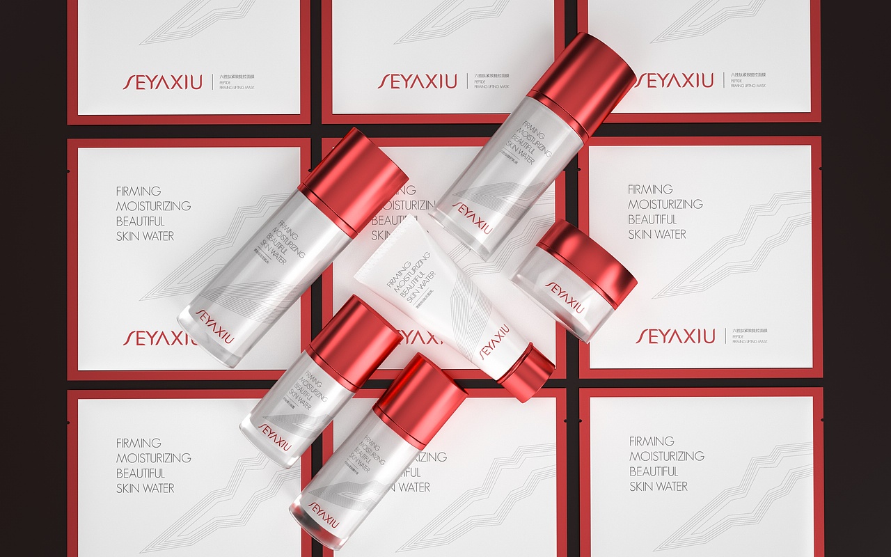 奢颜秀六胜肽逆龄护肤系列（图ZMTcyMDAwODQw） - 包装 - 站酷设计师伯爵品牌设计原创素材 - 站酷ZCOOL