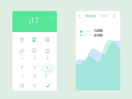 消费分析app界面