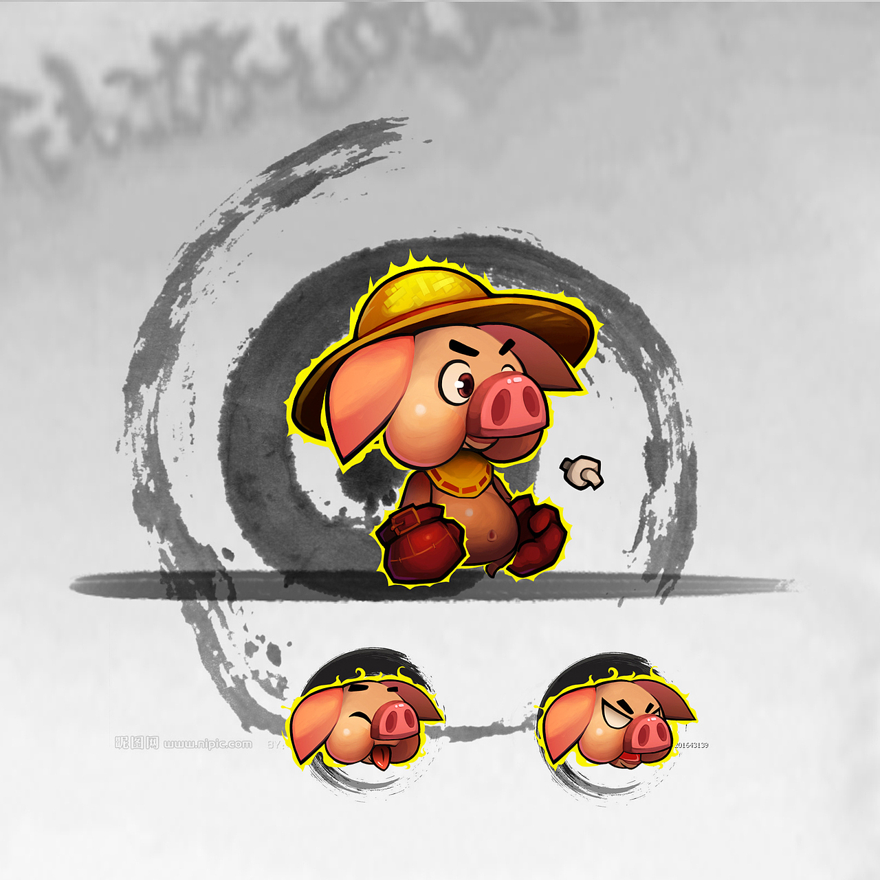 卡通Q版三国角色设计