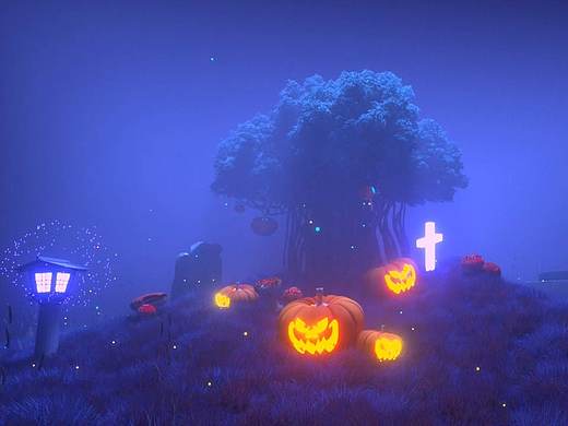 萬(wàn)圣節(jié)-恐怖夜（個(gè)人主頁(yè)-ZNDg2NTU2NTY=） - 短片 - 站酷設(shè)計(jì)師向海_Studio原創(chuàng)素材 - 站酷ZCOOL