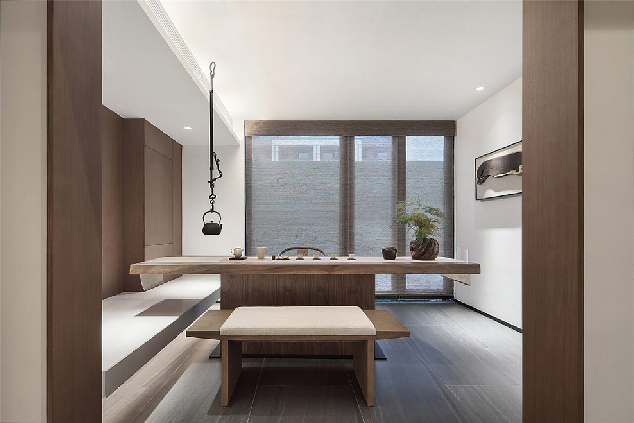 新中式禅意茶室-中式风格-Y设计效果图 - 设计头条 - 每平每屋·设计家