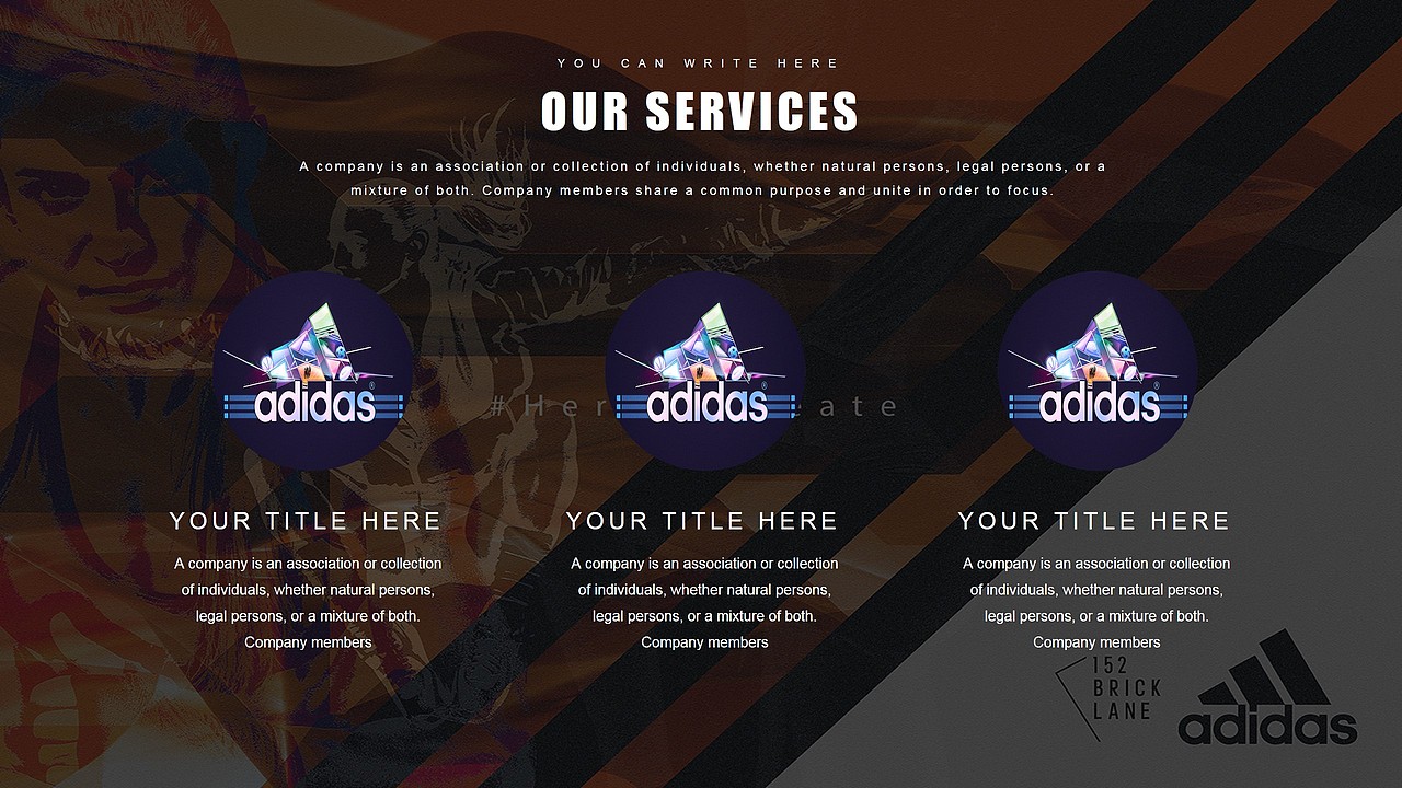 adidas阿迪达斯时尚运动品牌营销策划PPT模板（图ZNzgzNDAzODg=） - PPT/Keynote - 站酷设计师MASEFAT工作室原创素材 - 站酷ZCOOL