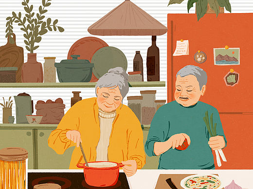 我们一起做悠闲的老头儿、老太太吧(养老系列)