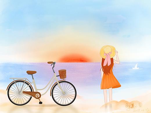 海边的女孩