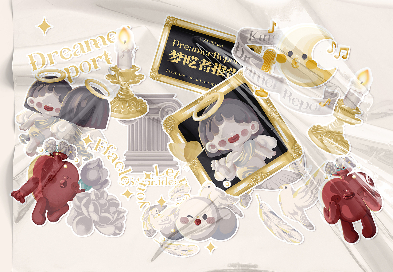 尚智原创IP | 梦呓者报告IP形象设计（可授权）（图ZMjc0OTgxODk2） - IP形象 - 站酷设计师尚智品牌和IP设计原创素材 - 站酷ZCOOL