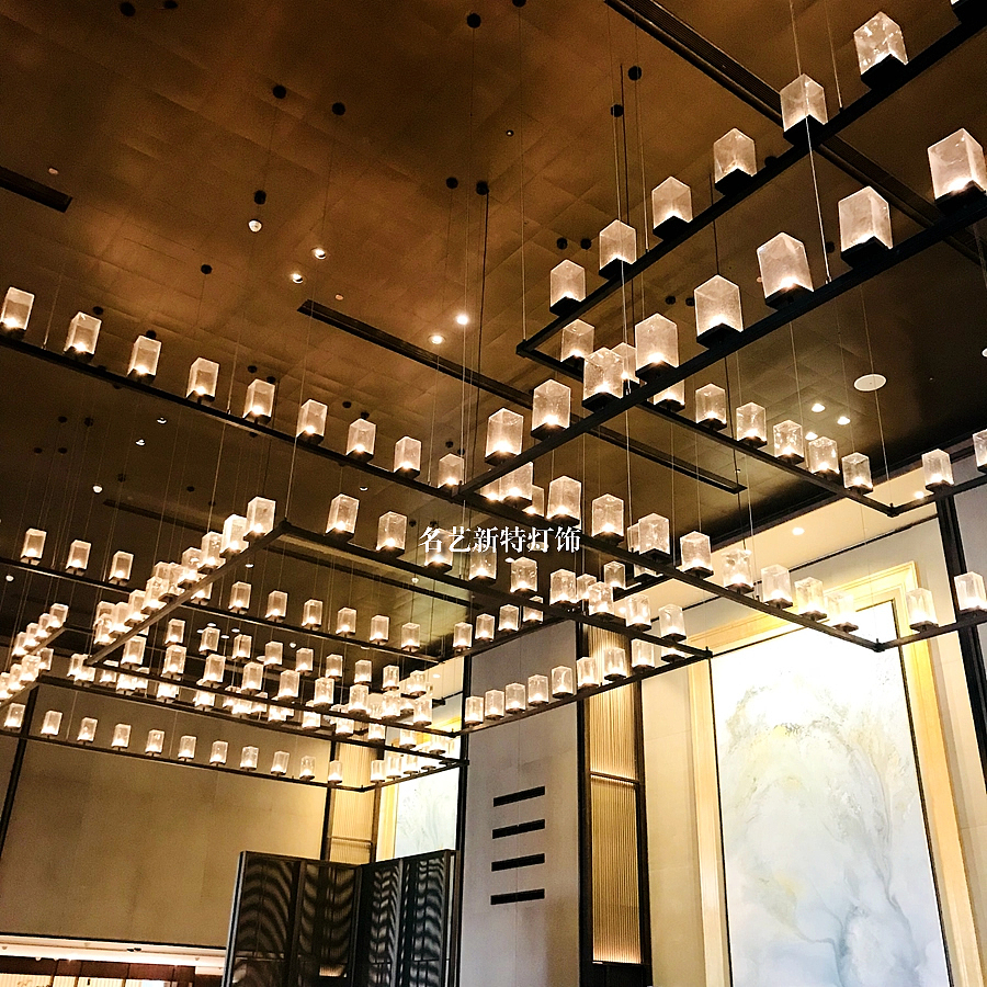 新中式酒店工程灯 名艺新特定制