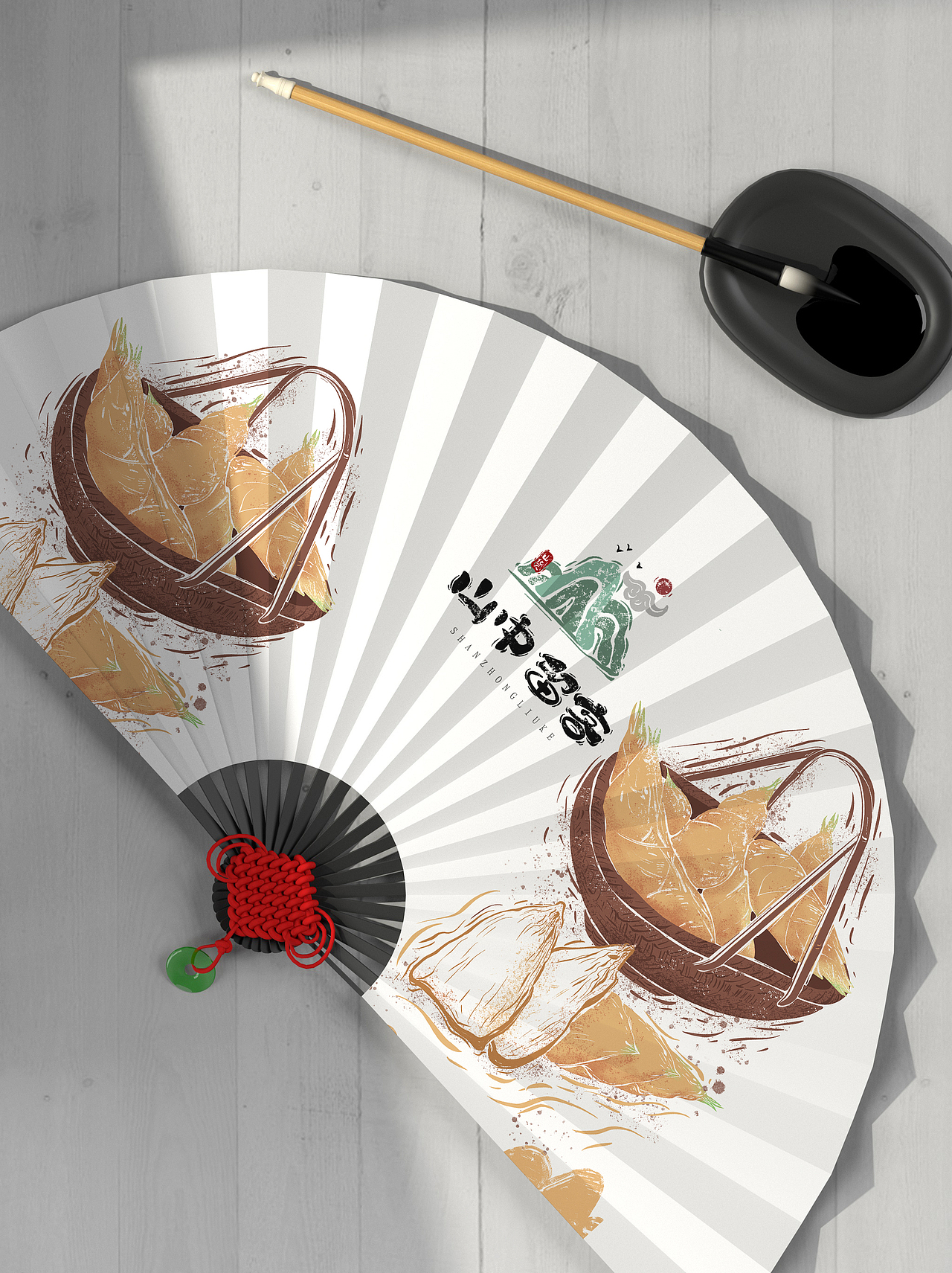 "山中留客”农产品包装产品插画设计（图ZMjcyOTUxOTY0） - 商业插画 - 站酷设计师画栩Vivid原创素材 - 站酷ZCOOL