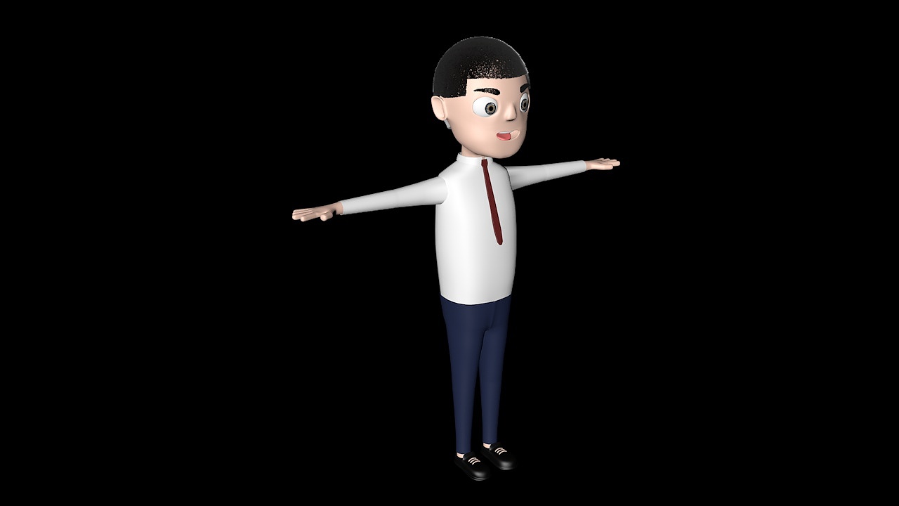 c4d卡通人物建模